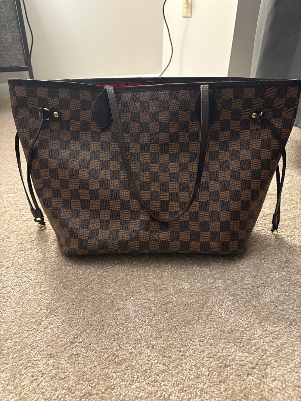 Louis Vuitton Damier Ebene Neverfull MM